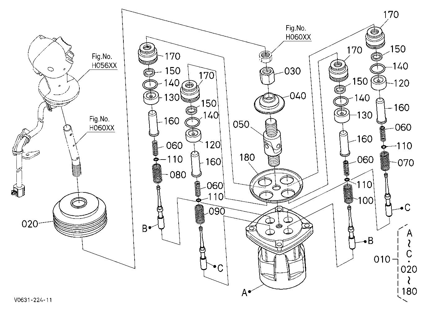 Pilot Valve (Rh) [Except High Flow] [Component Par