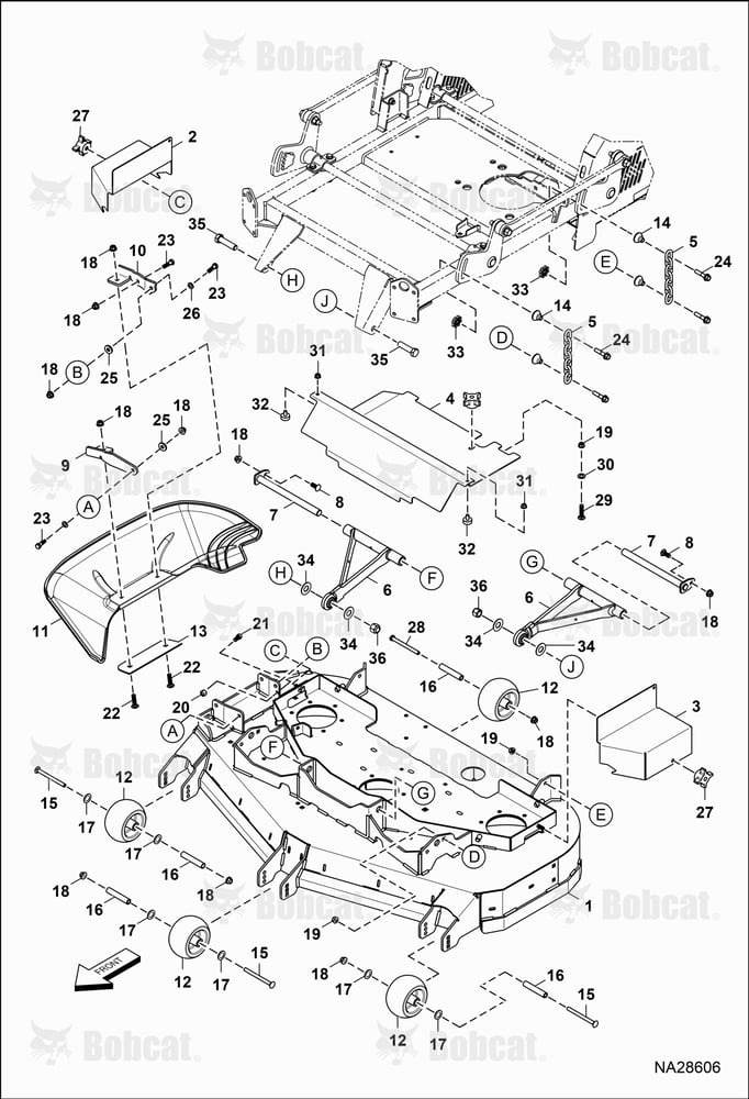 DECK, WHEEL, Cover (48")