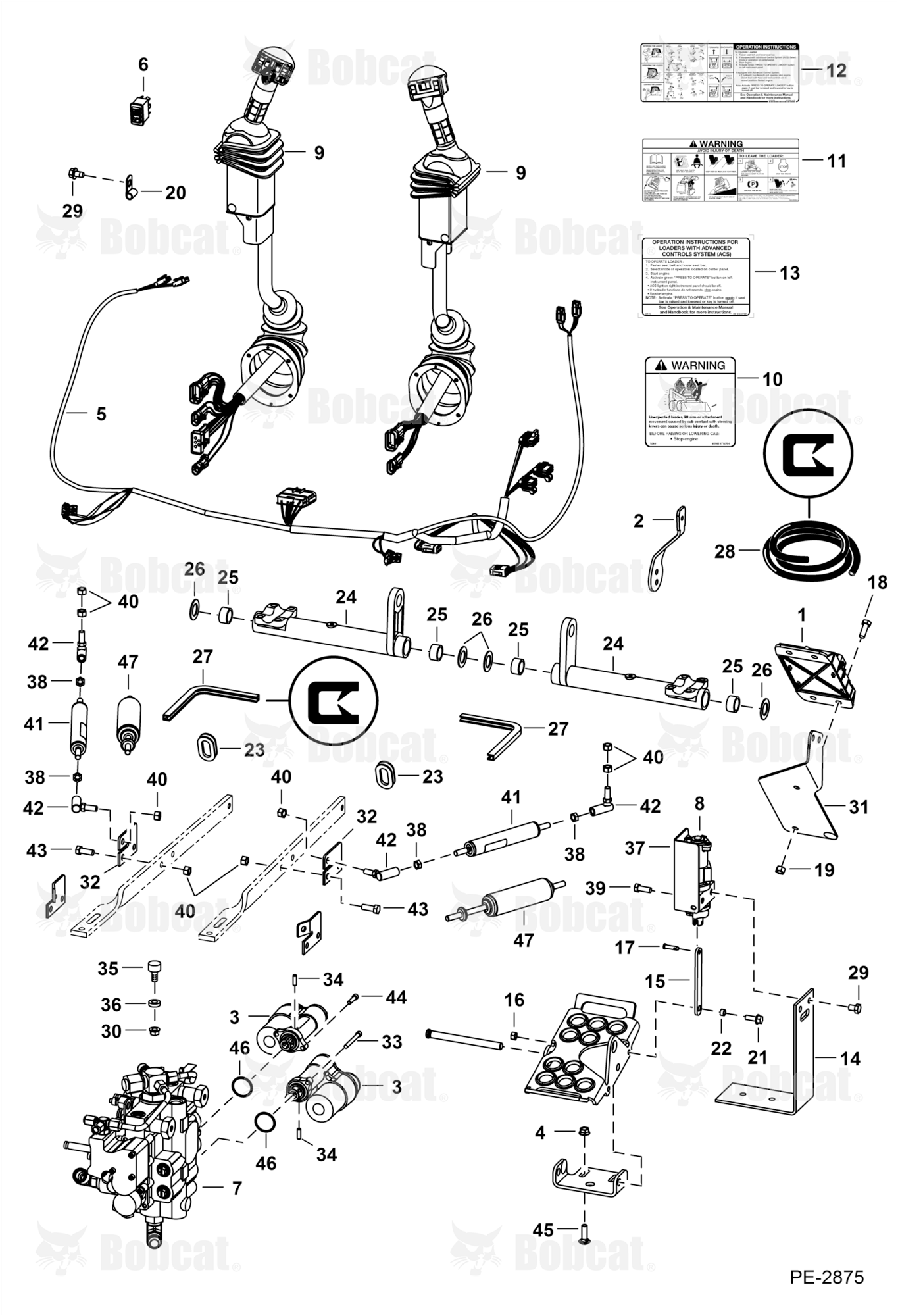 Controls Electrical (AHC) (ACS)  529311592 & Below, 531311263 & Below