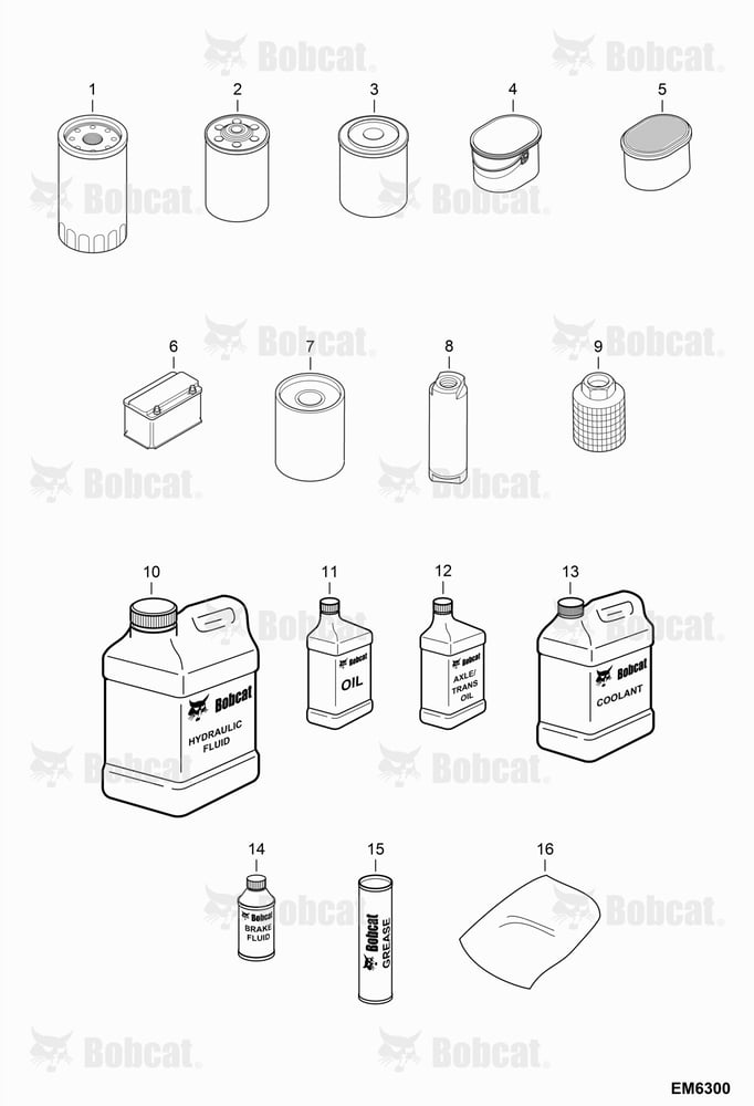 Maintenance Items (Service Parts)
