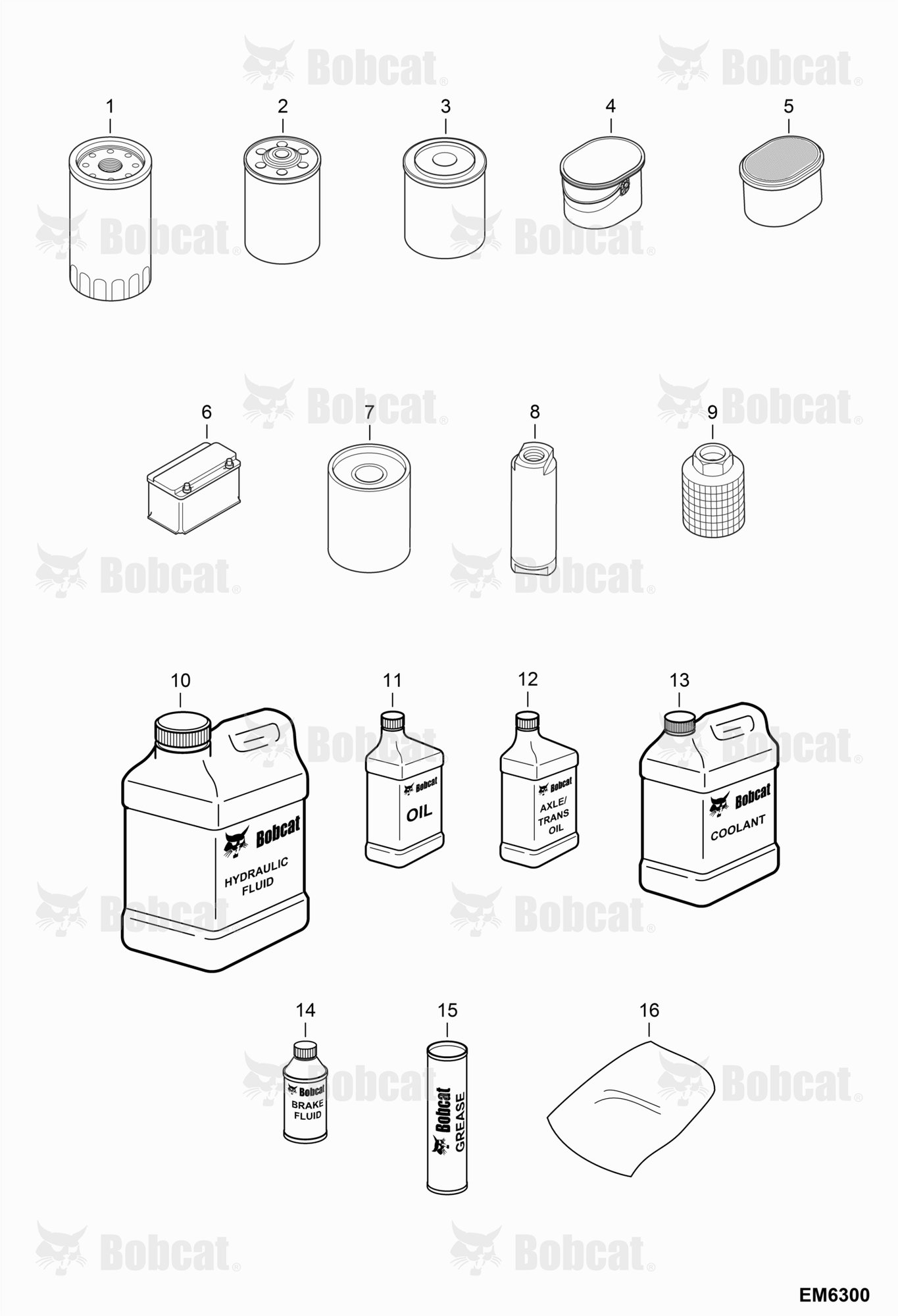 Maintenance Items (Service Parts)