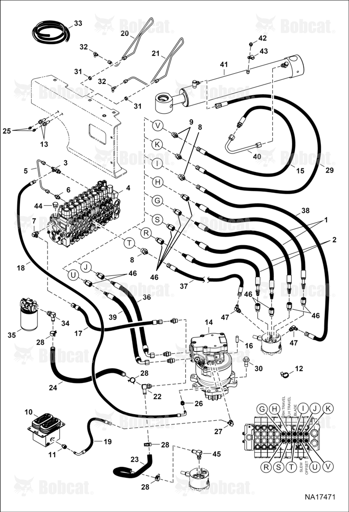 Hydraulic Circuitry (Upper/Swing)