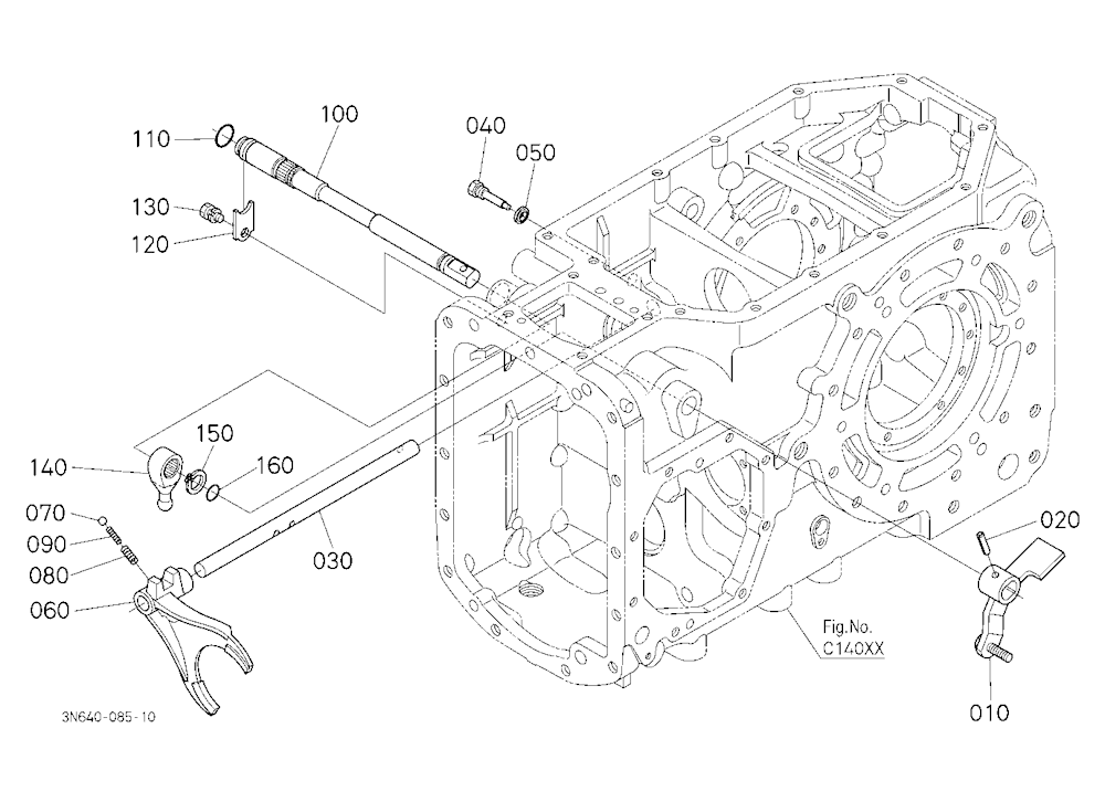 Range Gear Shift Fork
