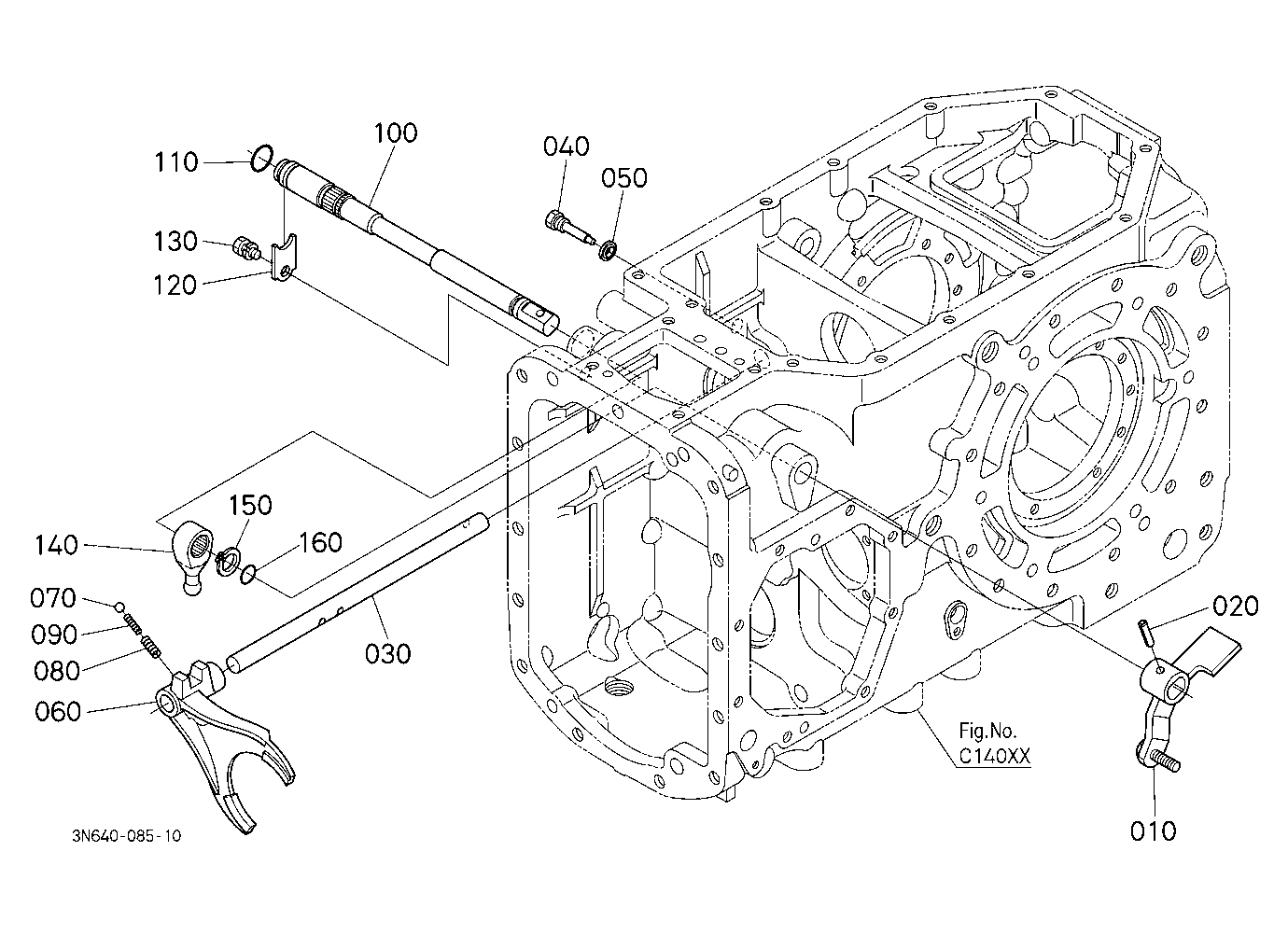 Range Gear Shift Fork