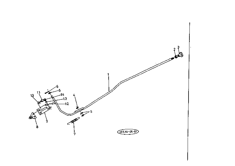 Engine Stop Rod