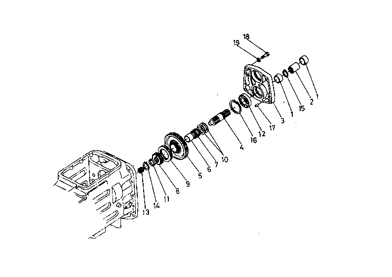 Bearing Support Change Lever