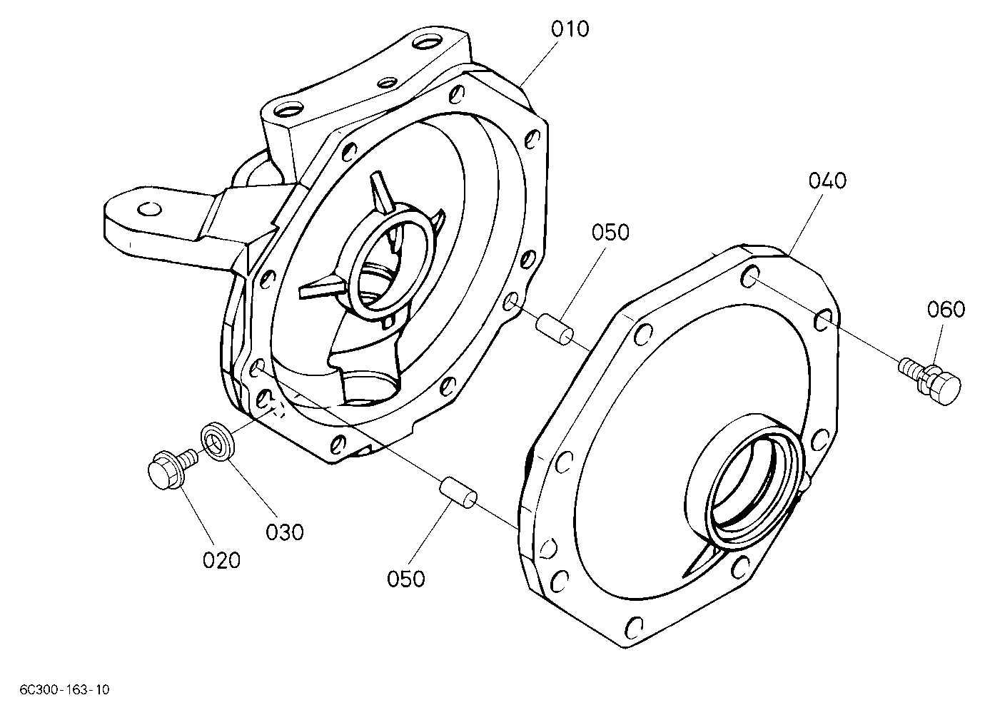Front Axle Case Lh