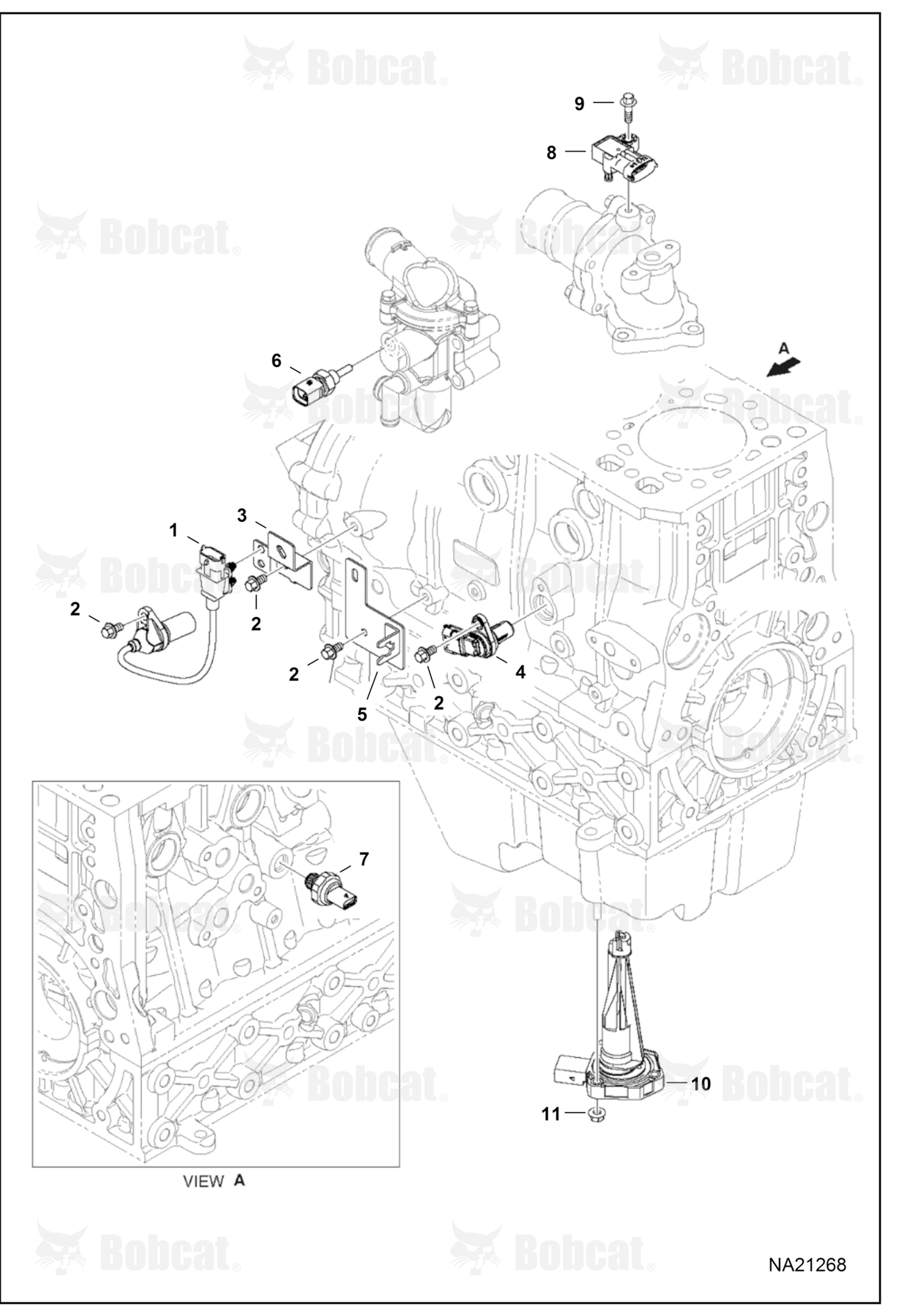 Engine Electrical Circuitry (Sensors & Brackets)