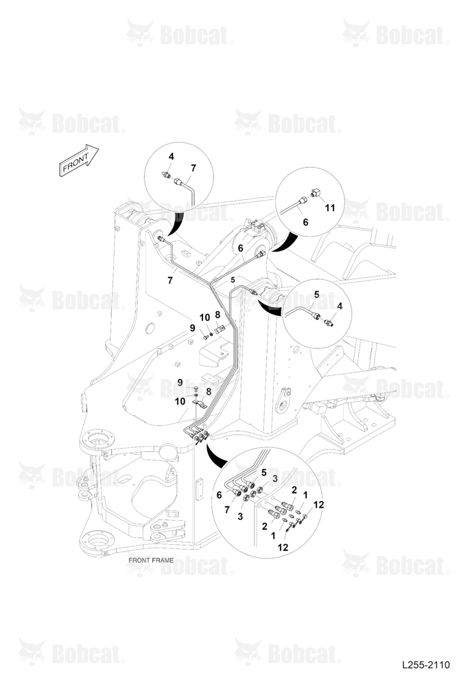 Front Lubrication Piping