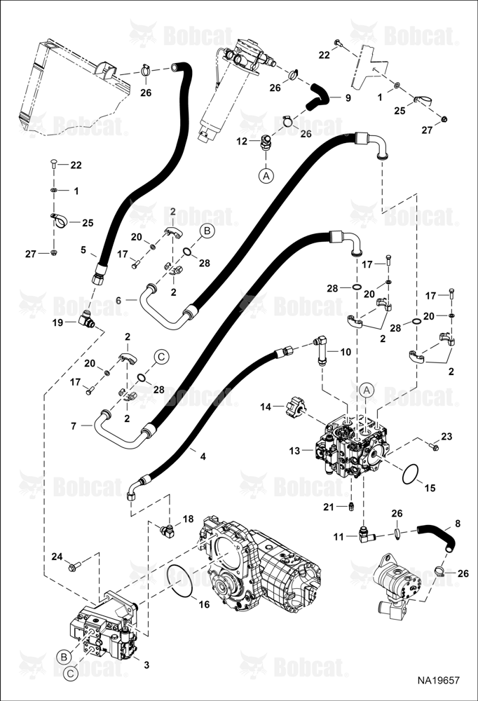 Hydrostatic Circuitry  B53D11001 - B53D11999