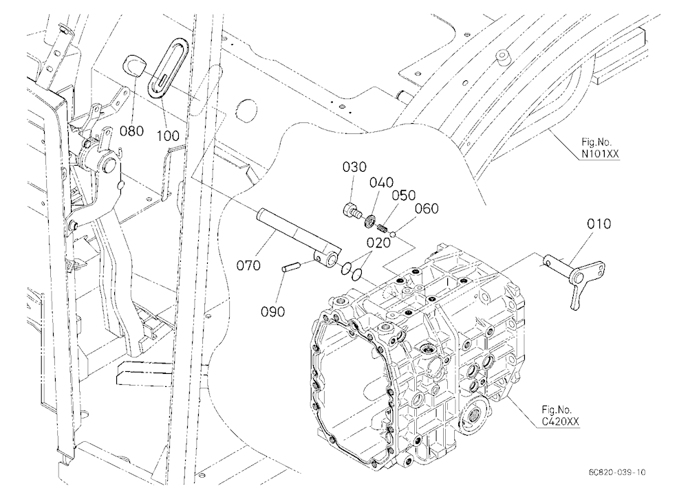 Front Wheel Drive Lever