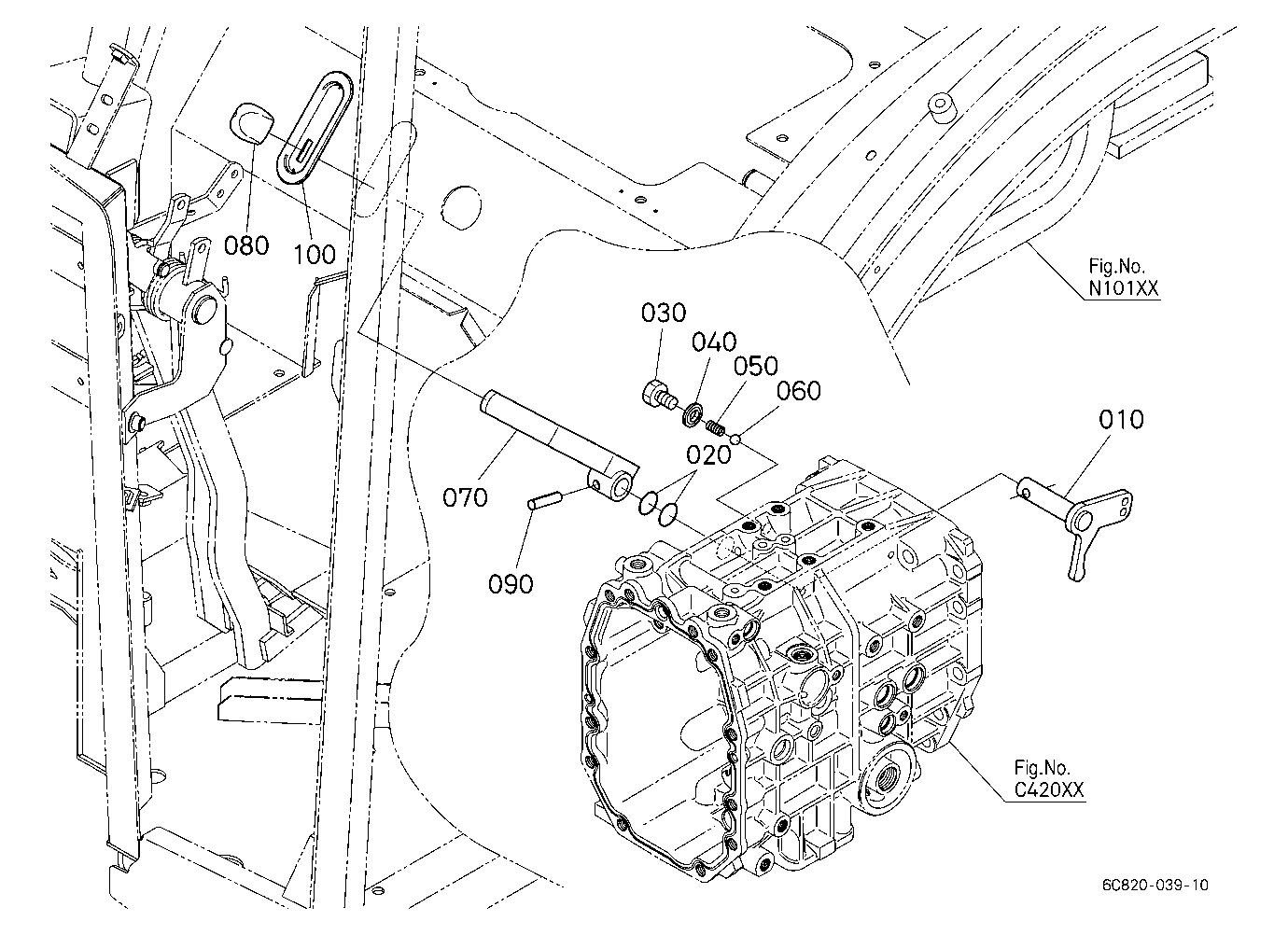 Front Wheel Drive Lever
