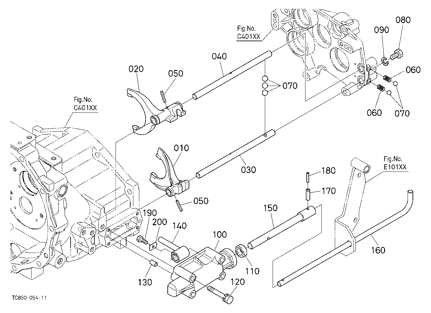 Main Gear Shift Fork