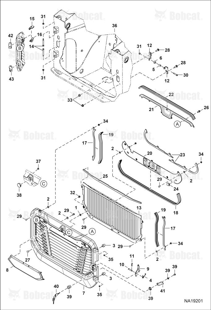 Rear Door  B4SS11001 - B4SS11852