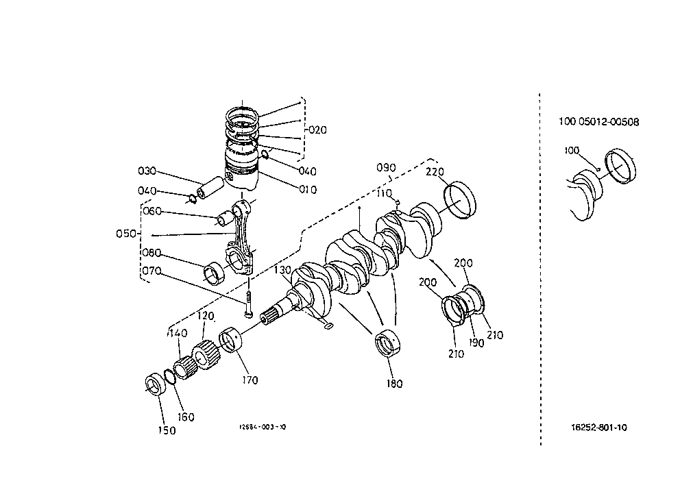 Piston/Crankshaft