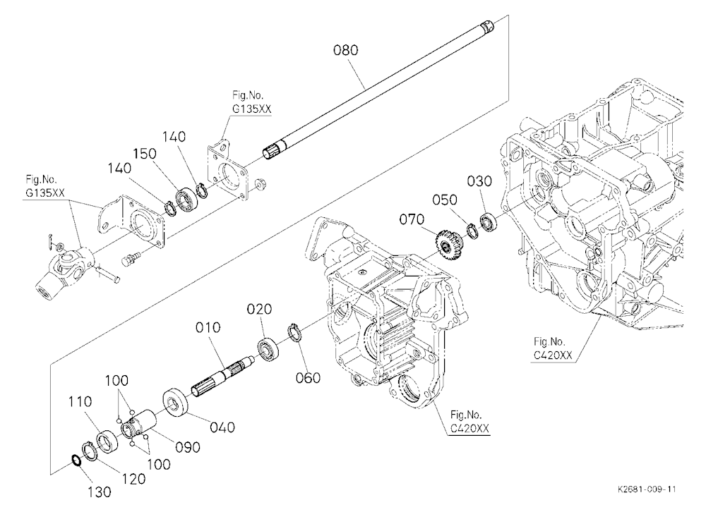 Front Wheel Propeller Shaft