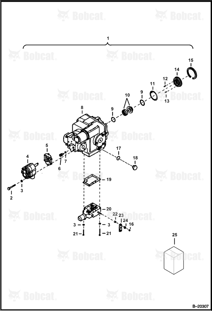 Hydrostatic Pump & Attaching Parts