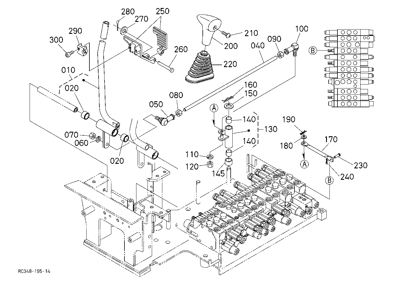Control Lever (Travel Rh)