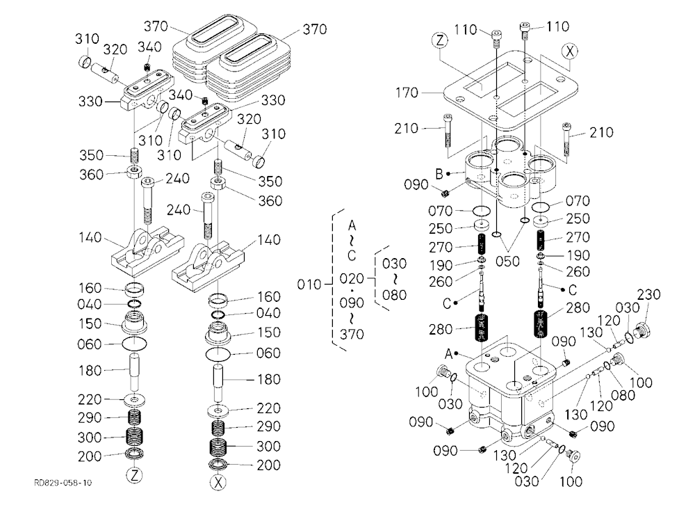 Pilot Valve (Travel) [Component Parts]