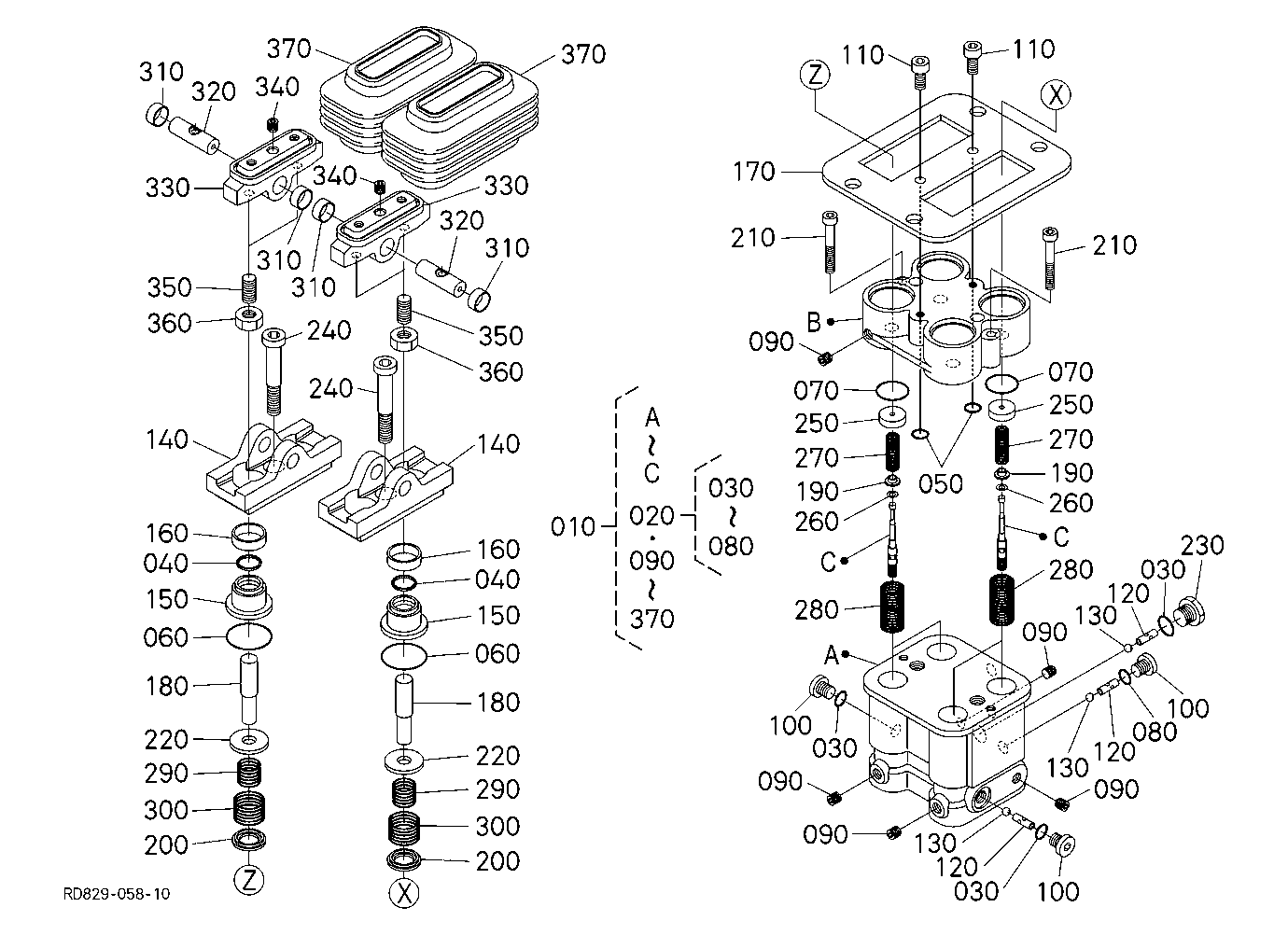 Pilot Valve (Travel) [Component Parts]