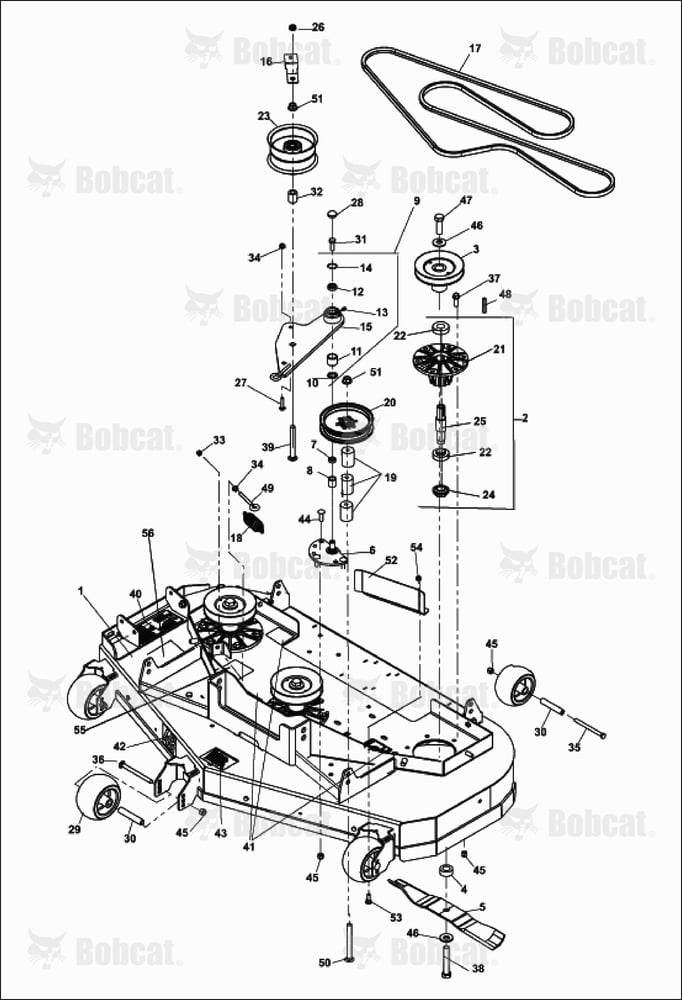 48" Side Deck ASSY