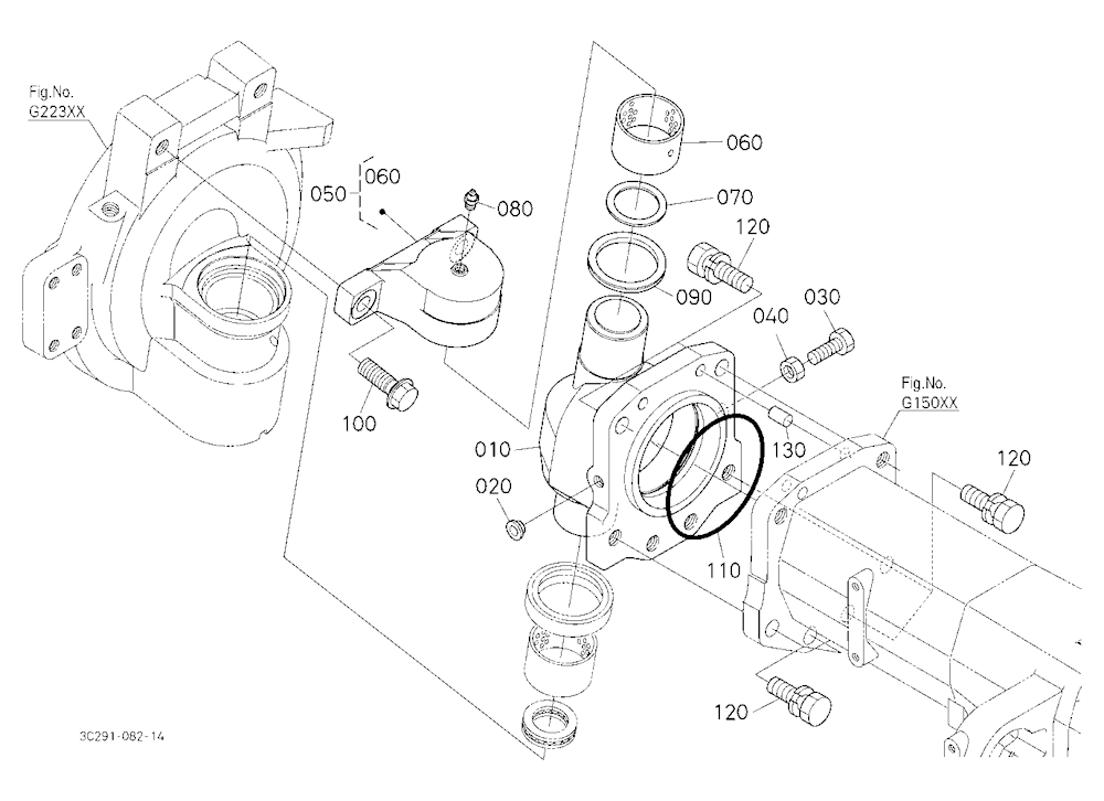 Bevel Gear Case Rh