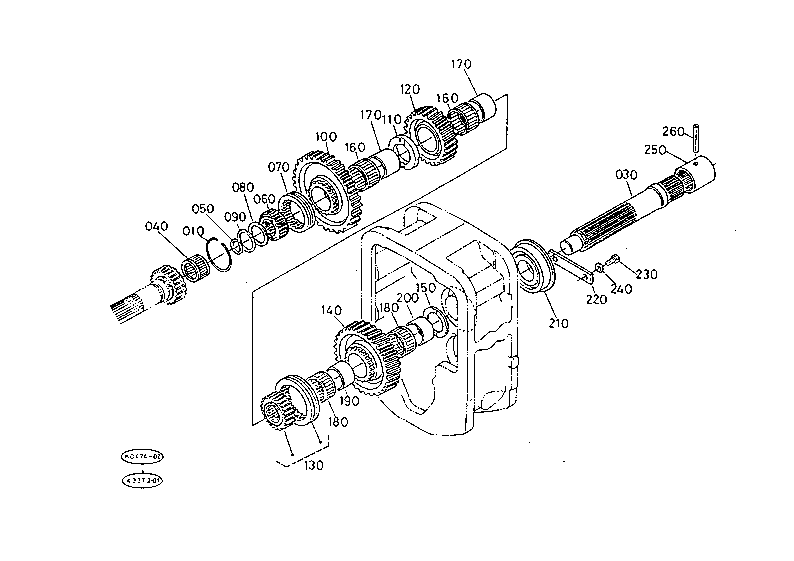 Hi-Lo Gear Shaft 1