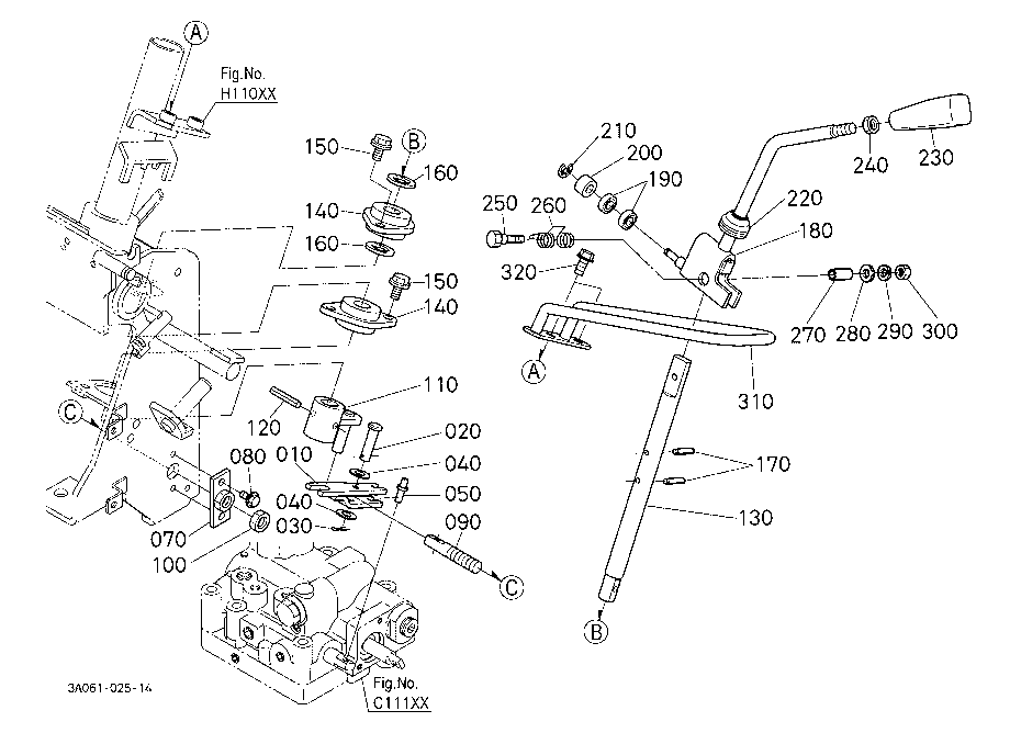 Shuttle Shift Lever [Rops Type]