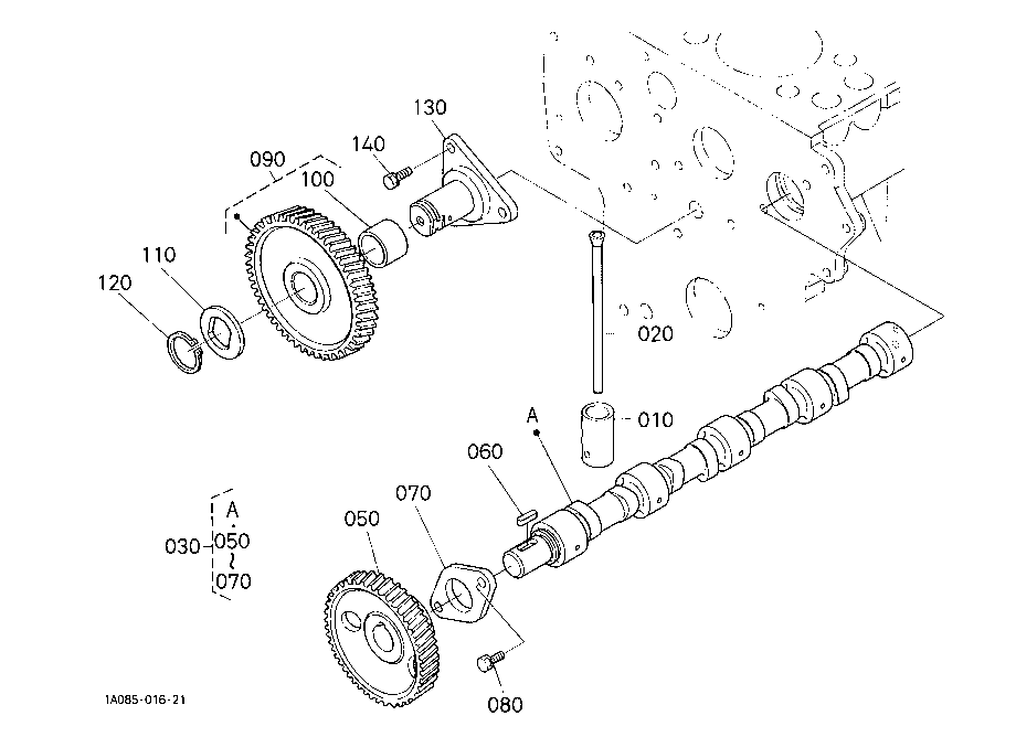 Camshaft And Idle Gear Shaft