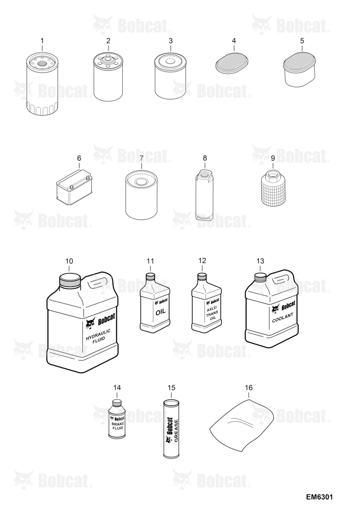 Maintenance Items (Service Parts)
