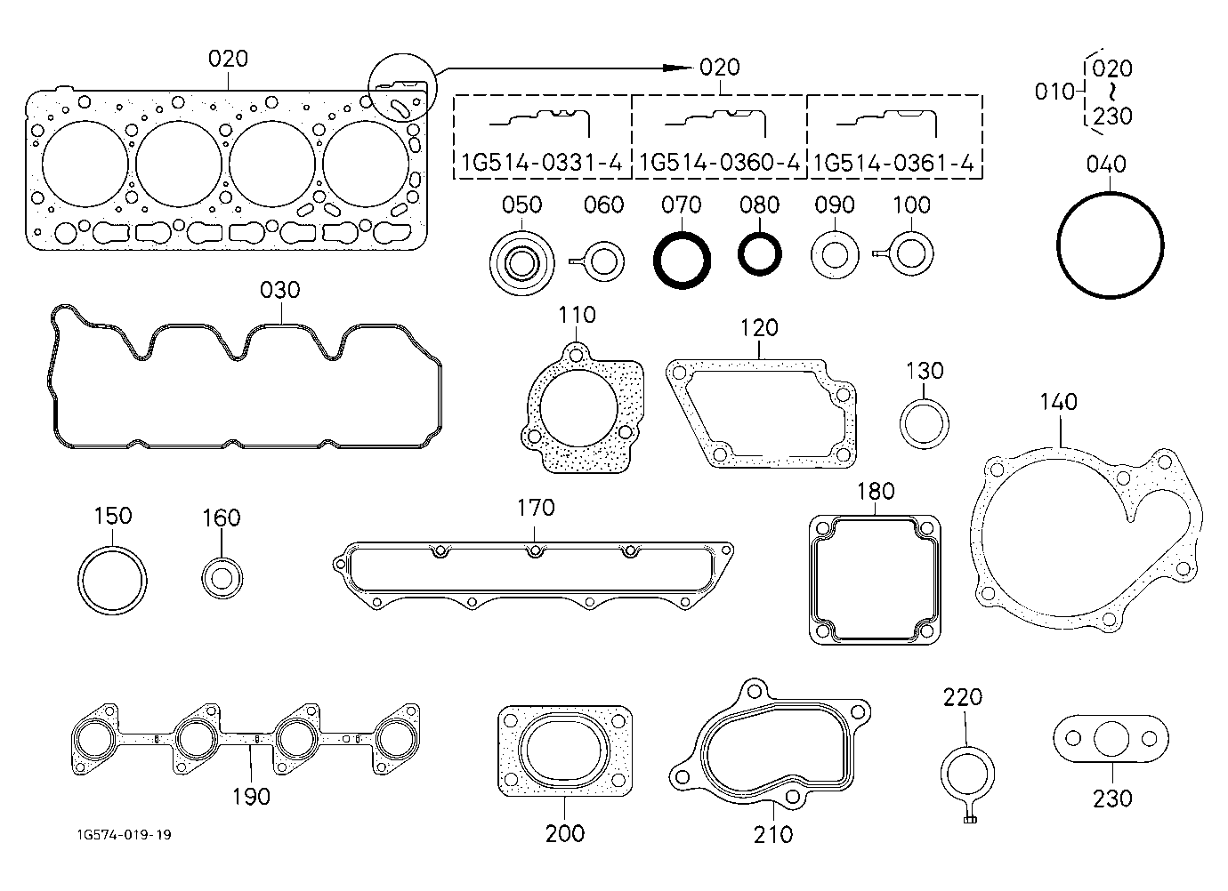 Upper Gasket Kit [Old]