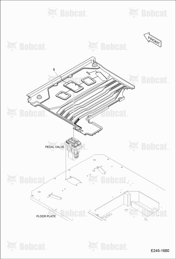 Floor Mat (Two Way)(With Pedal)