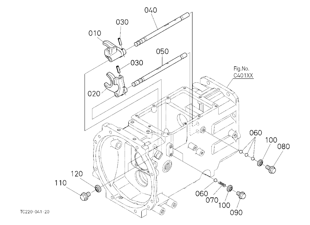 Main Gear Shift Fork [Except Hst Type]