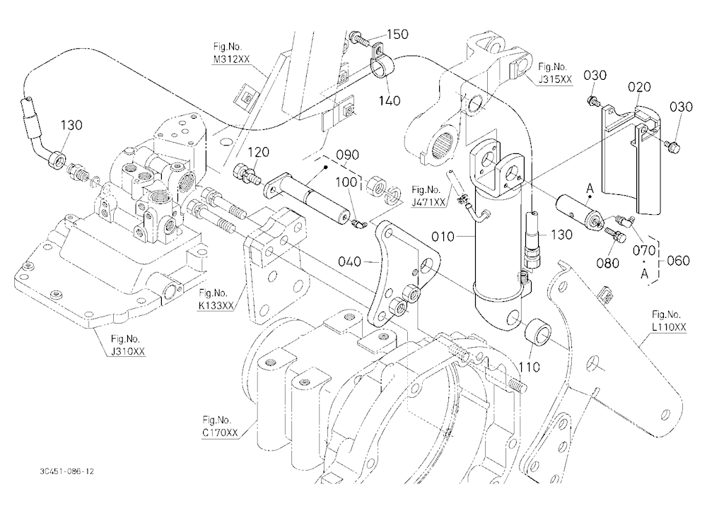 3P-Lift Assist Cylinder Rh