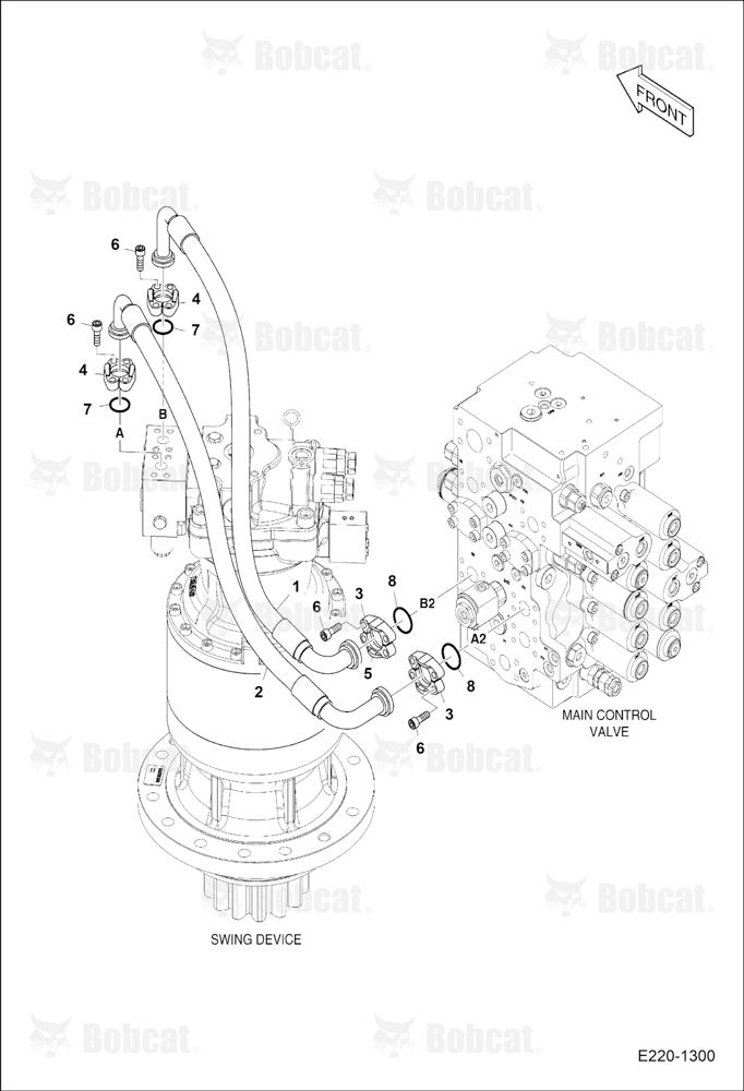 Main Piping (Four)(Swing)