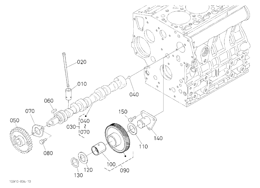 Camshaft And Idle Gear Shaft