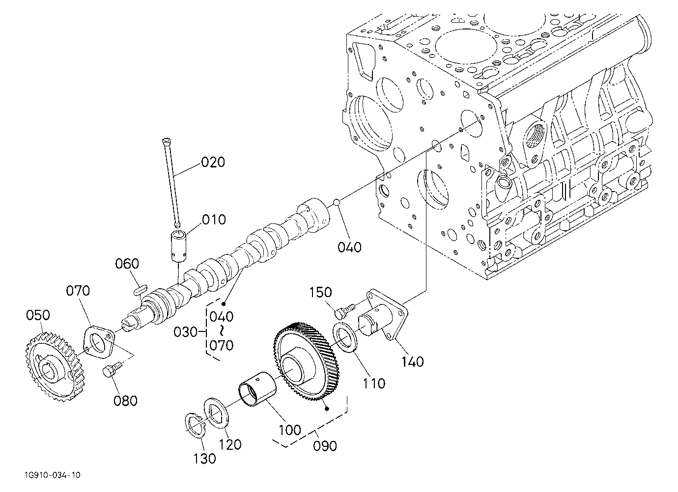 Camshaft And Idle Gear Shaft