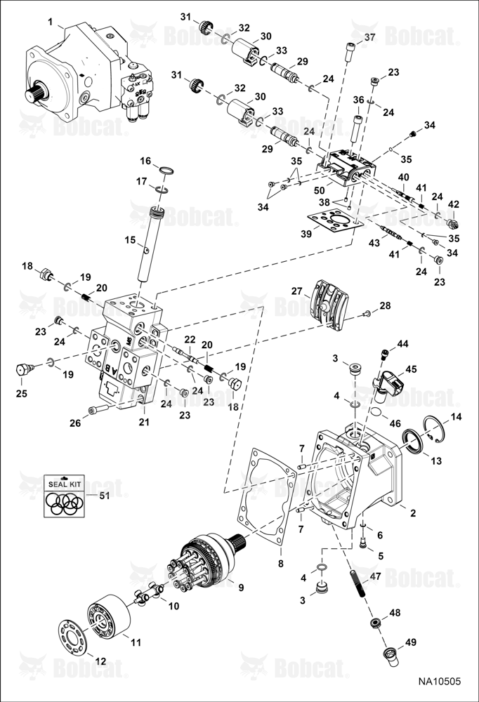 Hydrostatic Motor (W/Speed Sensor) (Model 83044289)
