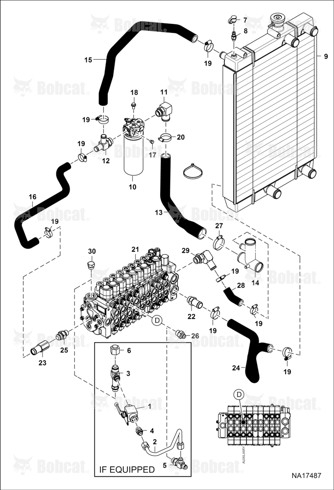 Hydraulic Circuitry (Cooler/Filter & Direct to Tank)