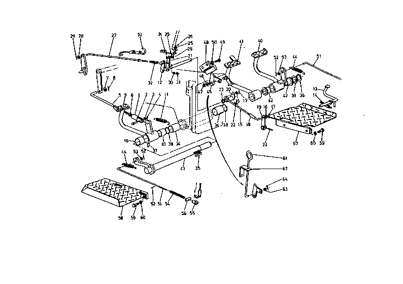Clutch Pedal And Brake Pedal