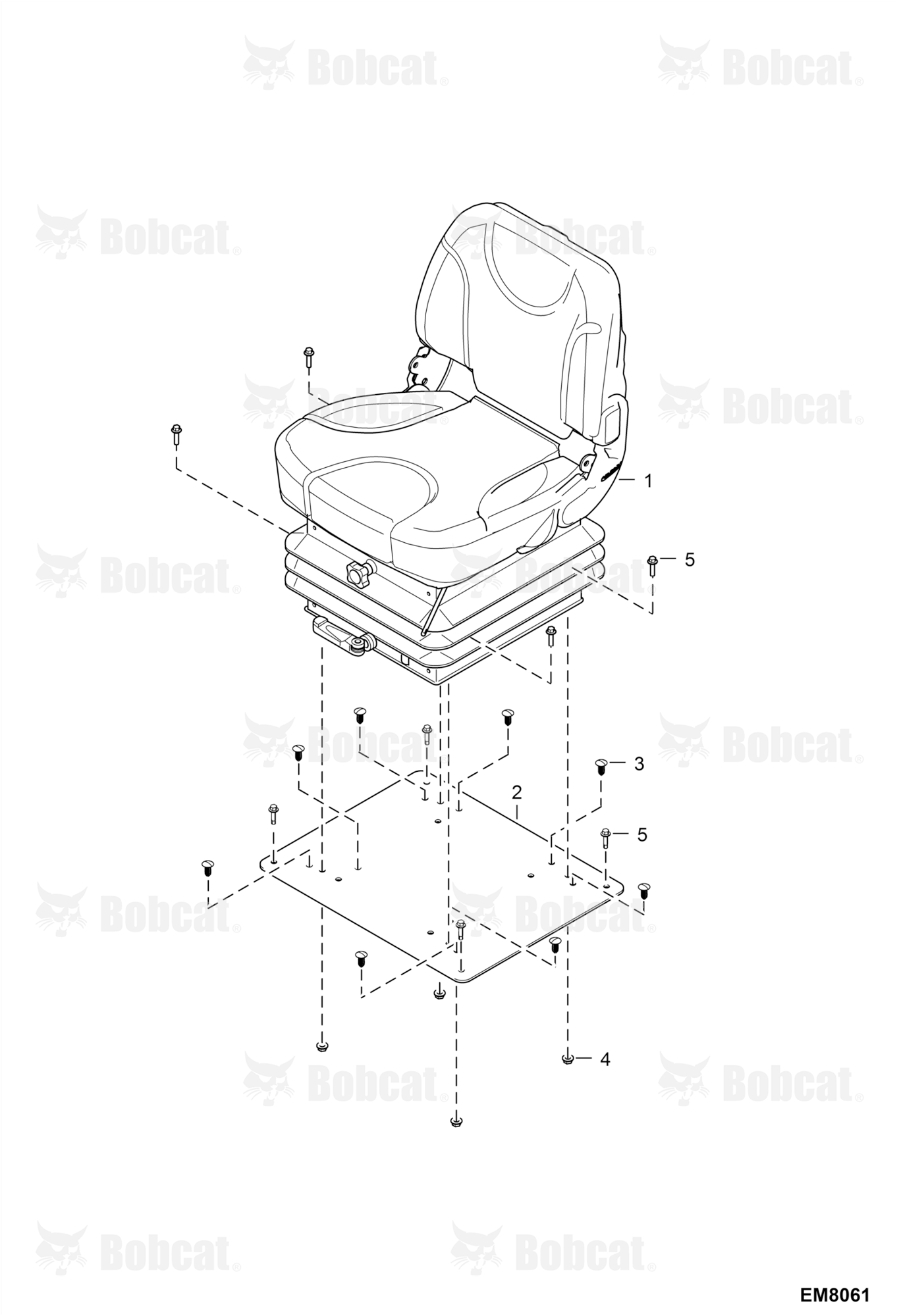 Operator Seat (Mechanical Suspension) (AMA / Seat Industries)