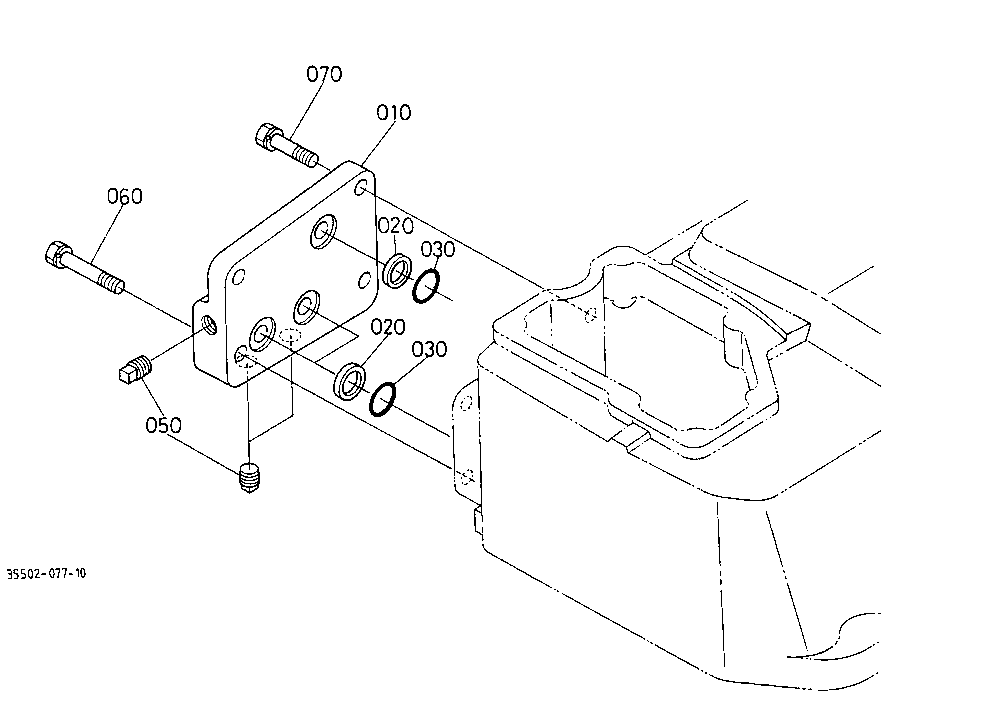 Auxiliary Control Valve Cover