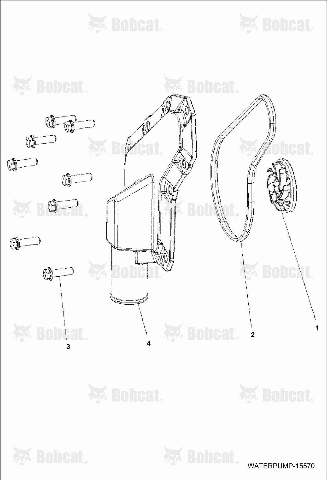 ENGINE, Waterpump Impeller & Cover