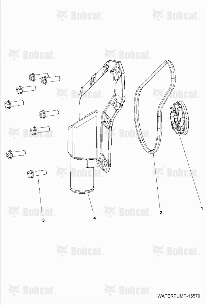 ENGINE, Waterpump Impeller & Cover