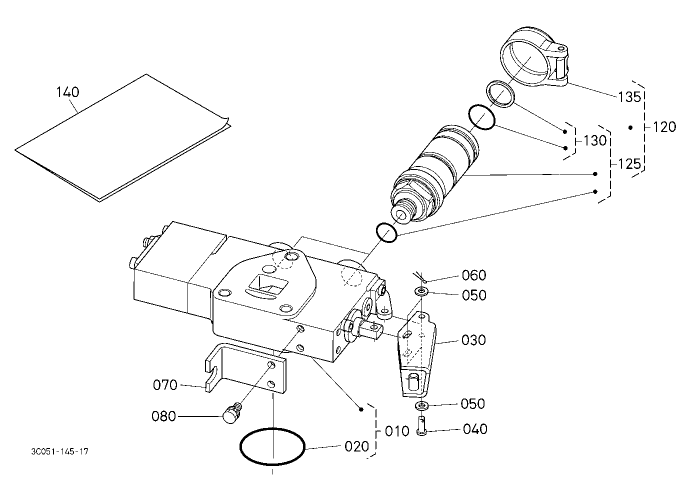 Auxiliary Control Valve Kit (Scd) [Option]