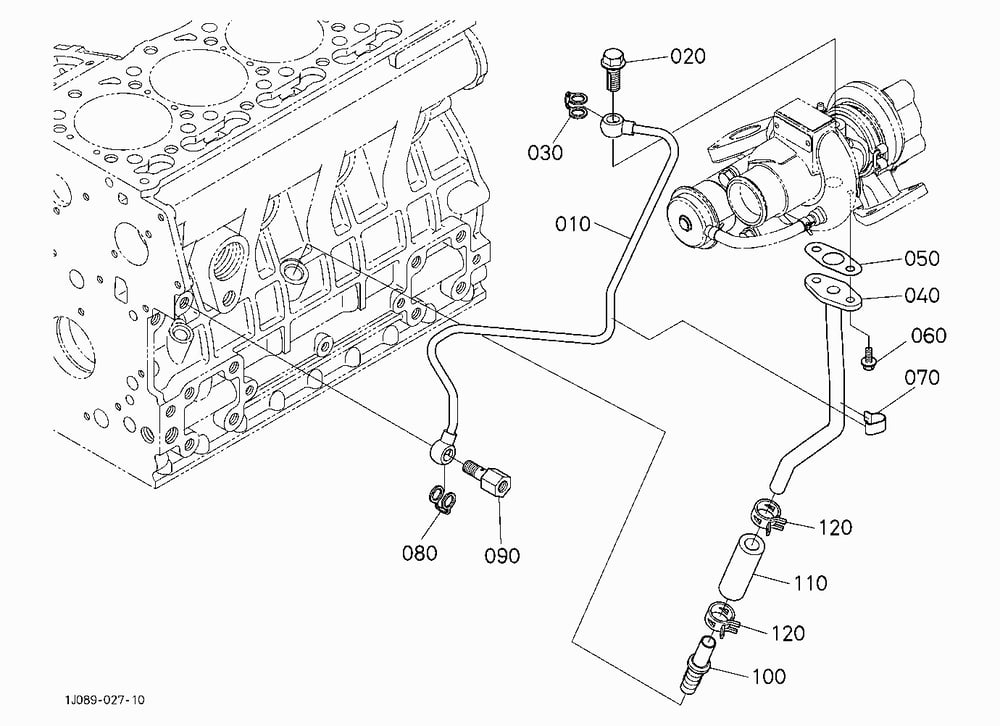 OIL PIPE (TURBO CHARGER)
