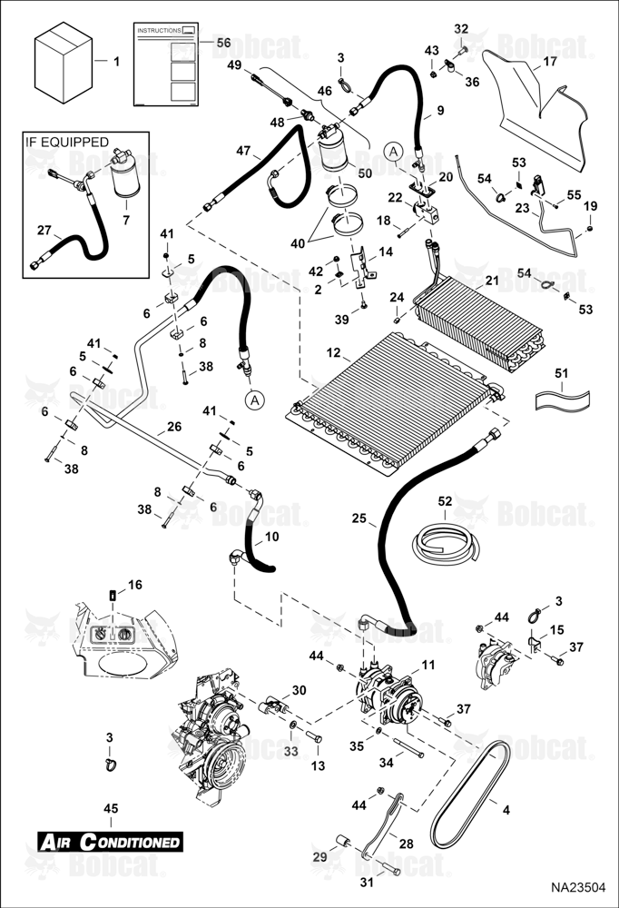 Heater & A/C (A/C Kit) AZNB14129 & Above