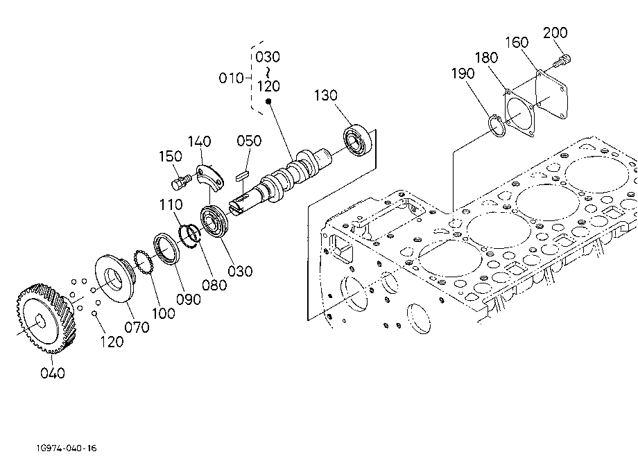 Fuel Camshaft And Governor Shaft