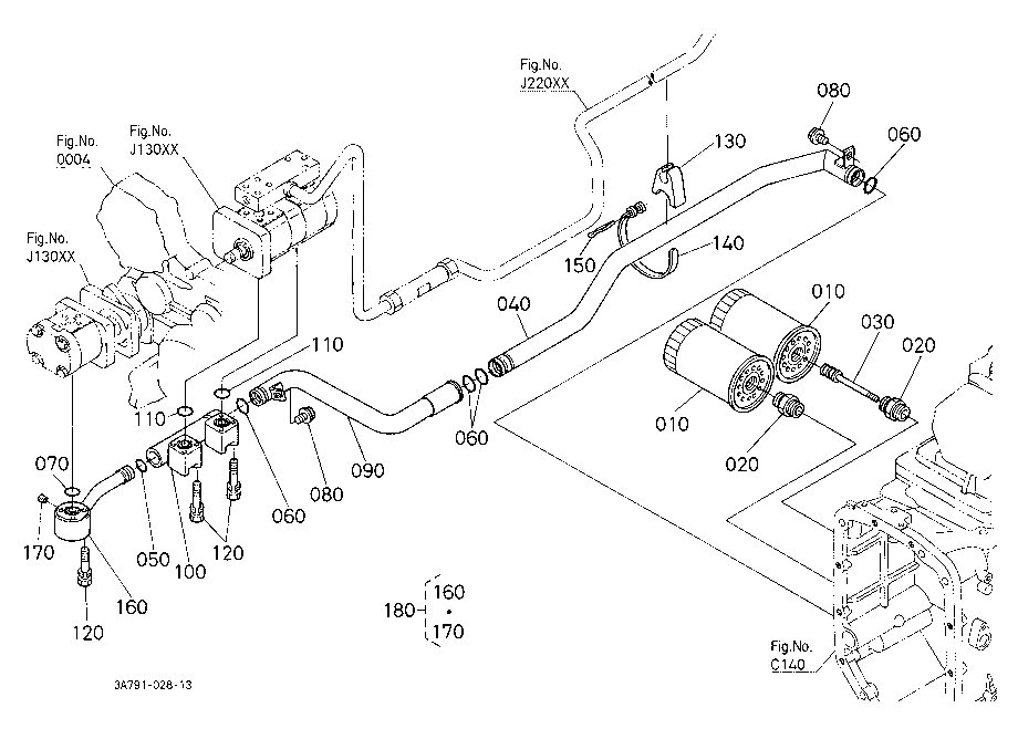 Hydraulic Pipe (Suction) [Except M8200Hdc]
