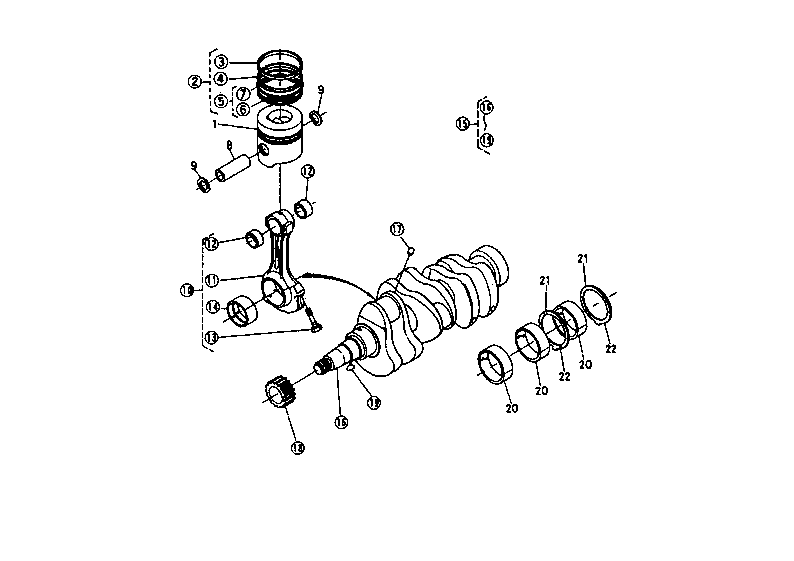 Piston And Crankshaft